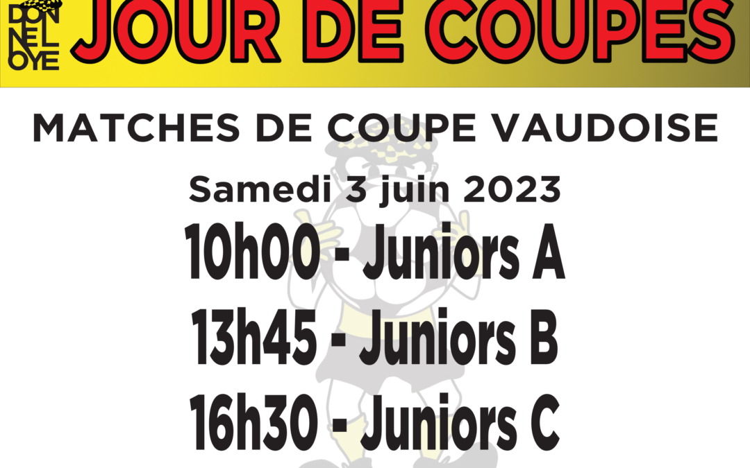 FINALES DE COUPES VAUDOISES à Donneloye